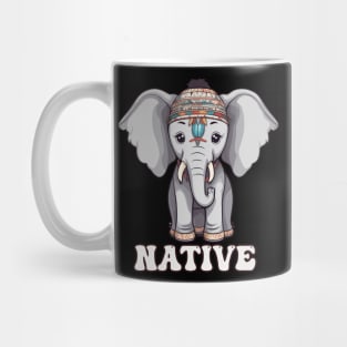 Native American Indigenous Elephant Mug